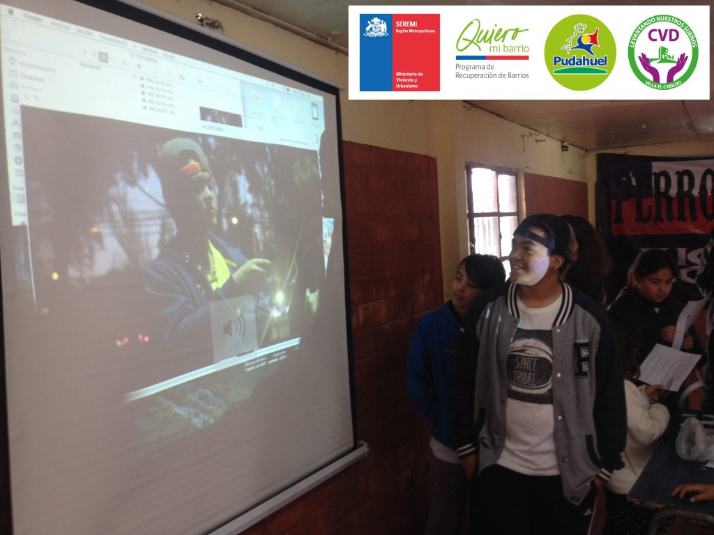 Miguel en taller de cine
