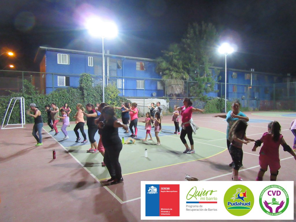 multicancha con clases de baile